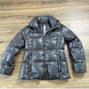 Women's Gray Puffer Jacket